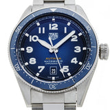 Tag Heuer Autavia Automatic 42mm Blue Dial Silver Steel Strap Watch for Men - WBE5116.EB0173