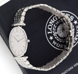 Longines La Grande Classique De Longines Silver Dial Silver Steel Strap Watch for Women - L4.755.4.72.6